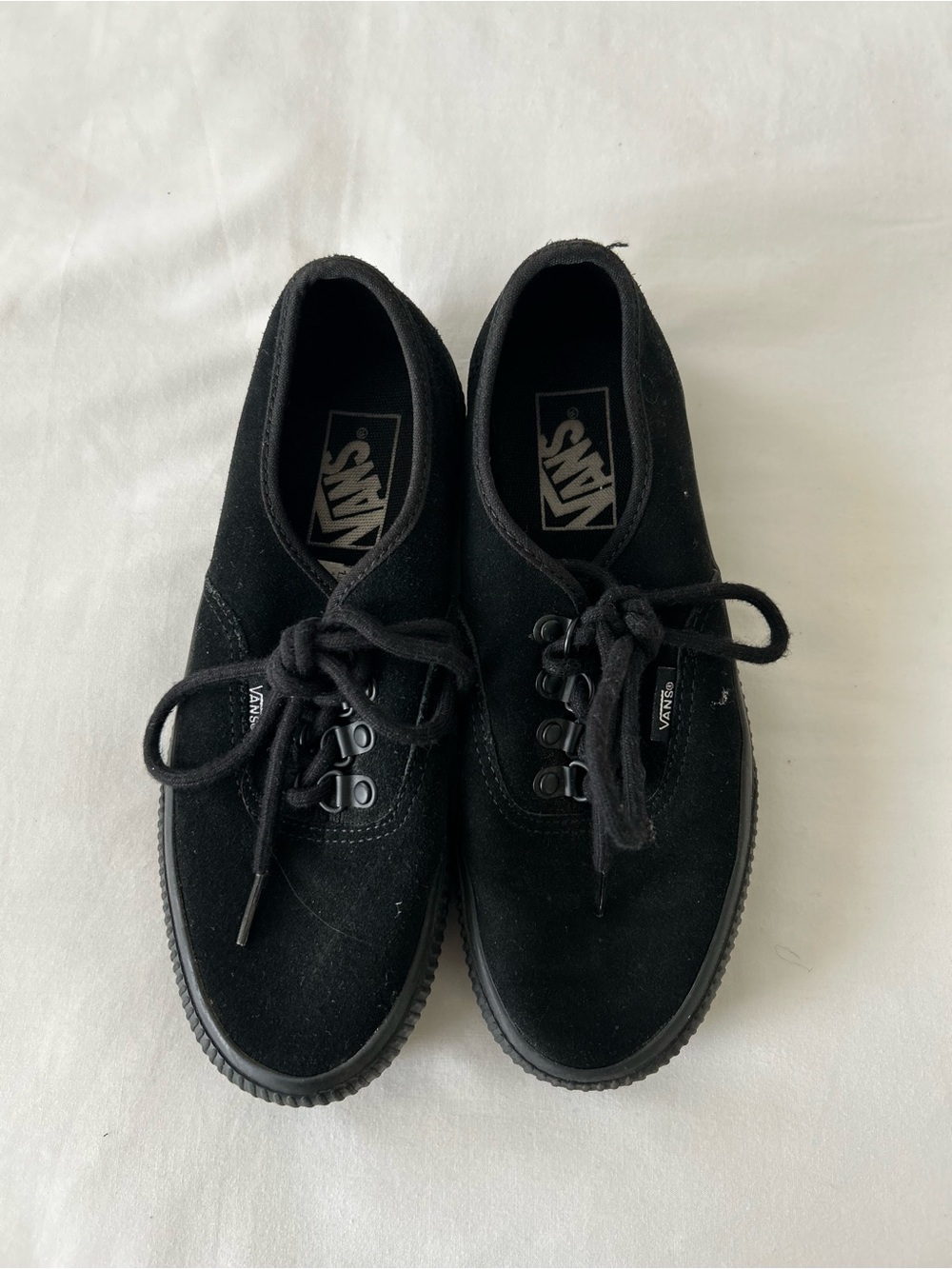 Vans Black Kids Platform Lace-Up Sneakers - Picture 2 of 6